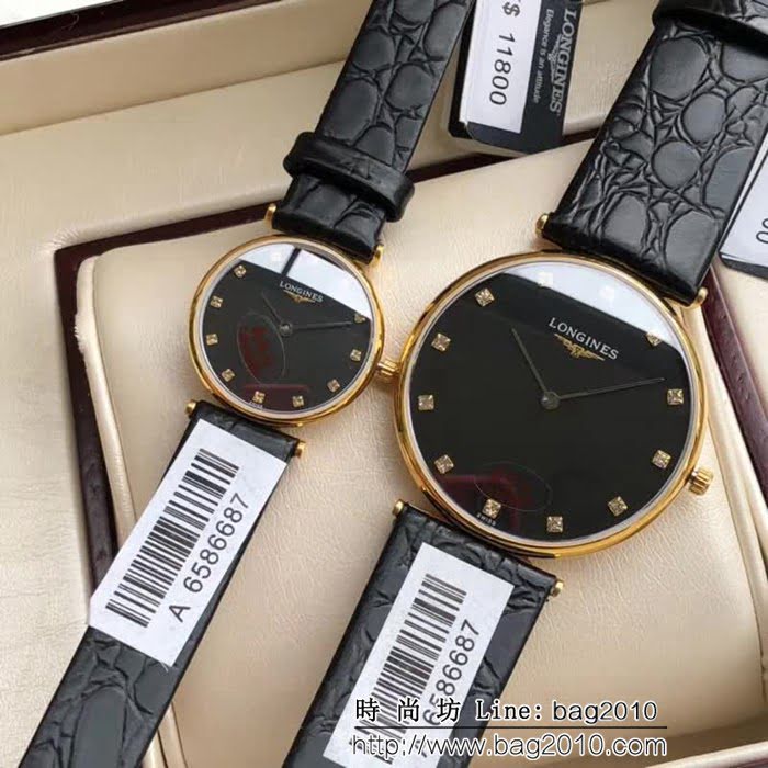LONGINES浪琴 經典嘉嵐系列 情侶對表 WSS1227